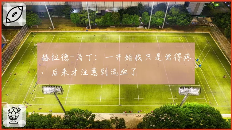 赫拉德-马丁：一开始我只是觉得疼，后来才注意到流血了